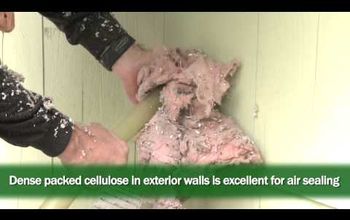 Insulating Walls With Dense Packed Cellulose