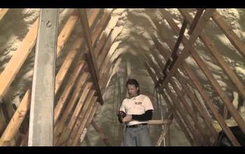 Insulating and Air Sealing an Attic With Spray Foam (Short Version)
