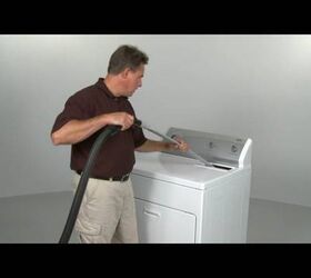 How to get lint off clothes in dryer?