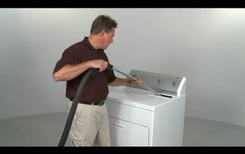 How to get lint off clothes in dryer?