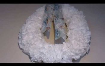 How to Make A Cheap & Easy Coffee Filter Wreath!