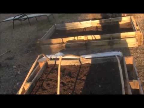 raised planter bed from pallets quick and easy, diy, gardening, pallet, woodworking projects