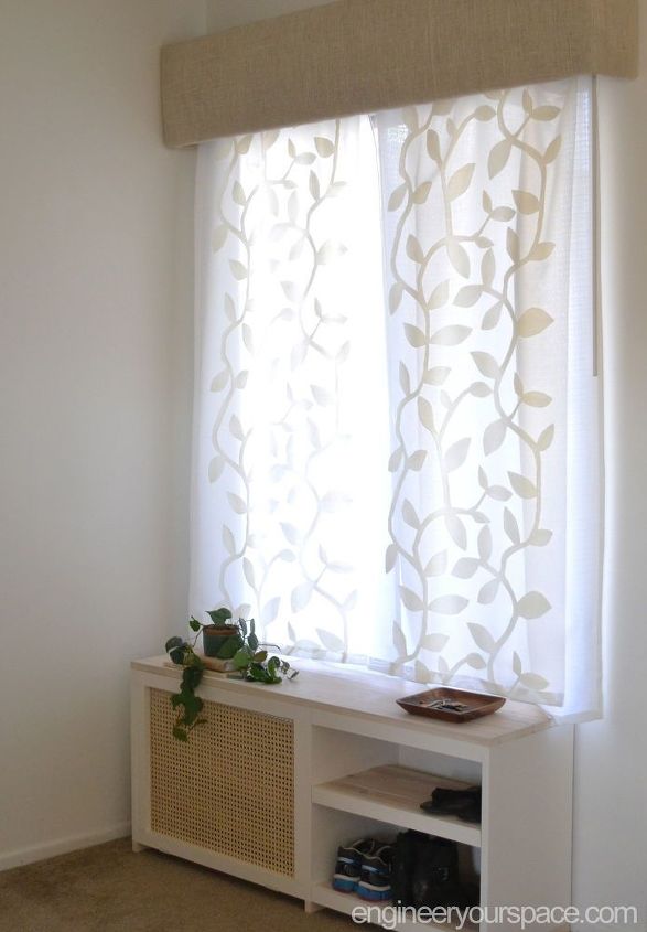 how to replace vertical blinds with curtains in minutes, how to, window treatments, windows