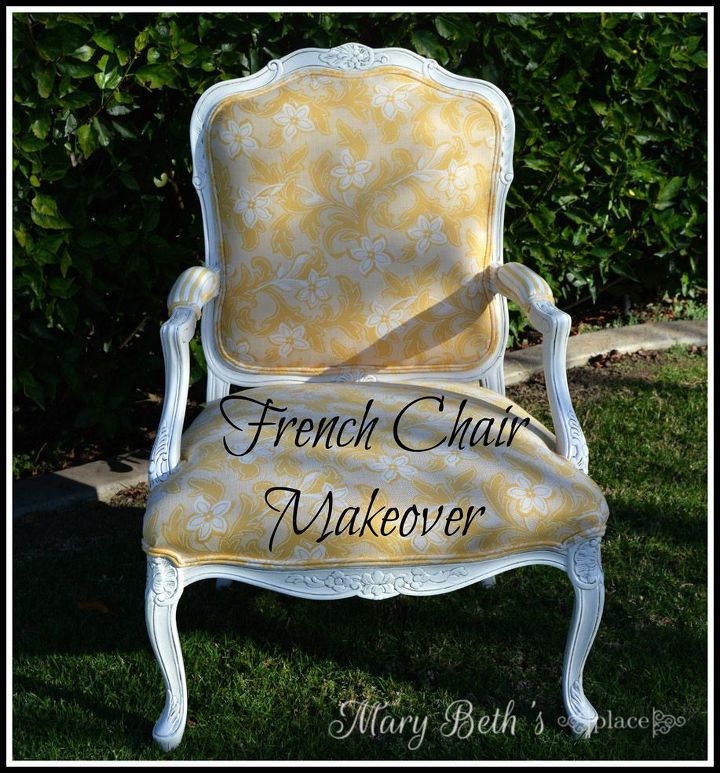 french chair makeover, painted furniture, repurposing upcycling, reupholster