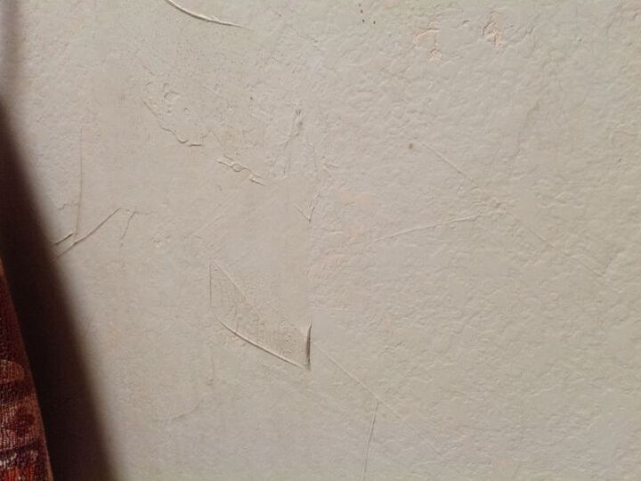q rehabbing a textured wall, home improvement, home maintenance repairs, painting, wall decor, Textured wall