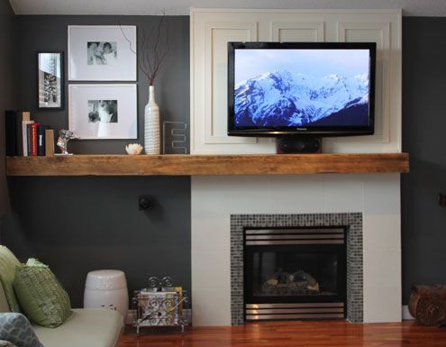fireplace build and makeover diy, diy, fireplaces mantels, how to, living room ideas, shelving ideas
