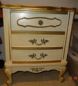 french provincial makeover, painted furniture