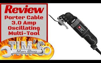Porter Cable 3.0 Amp Oscillating Multi-Tool, My First Tool Review.