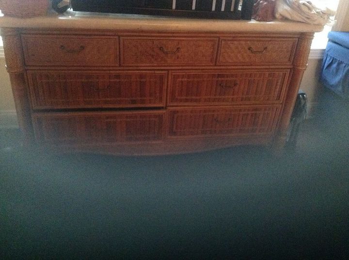 broken marble on top of dresser, Full picture