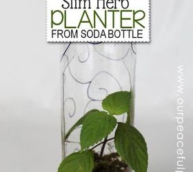 unique planters from soda bottles, container gardening, gardening, how to, repurposing upcycling