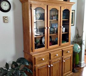 china cabinet revitalized with fusion mineral paint, Before