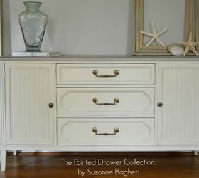 a thift store dresser gets a beach chic makeover, painted furniture