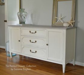 a thift store dresser gets a beach chic makeover, painted furniture