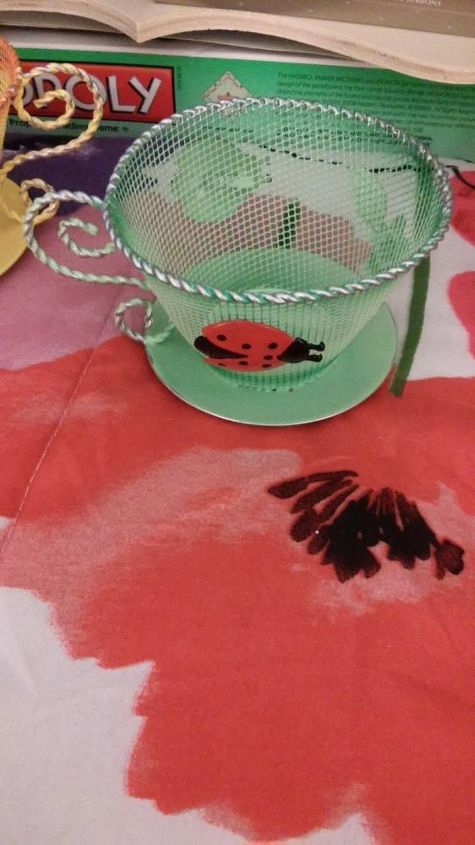 q craft idea for tea cup, crafts, how to, repurposing upcycling, It is labeled as a patio candle holder