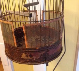 how do i help this rusty vintage birdcage