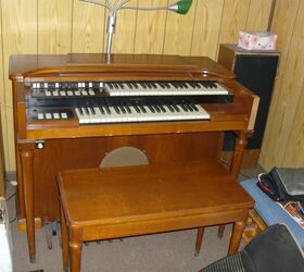 Repurposed Old organ to Desk Hometalk