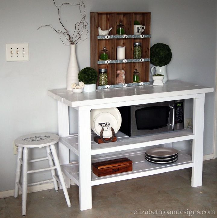 diy buffet table, diy, painted furniture, storage ideas, woodworking projects