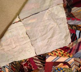 charlie s tie quilt, crafts, how to, repurposing upcycling, reupholster