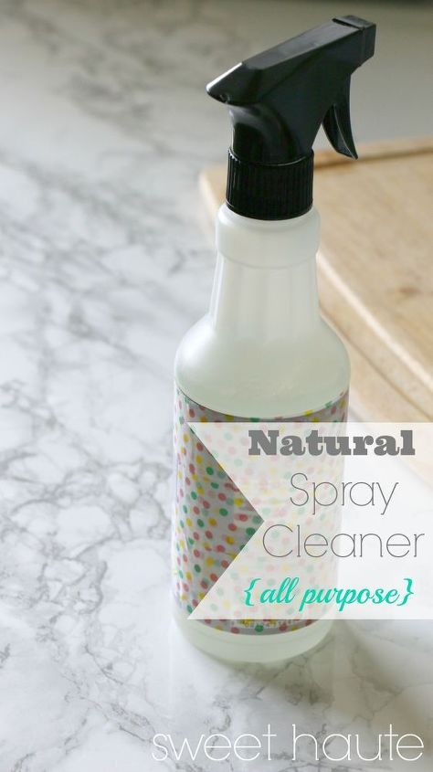 diy natural spray cleaner, cleaning tips, go green