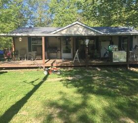 How to make an upright freezer on the porch blend in or decorate Hometalk