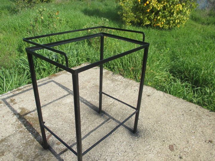 a rusty old table revived painted furniture repurposing upcycling
