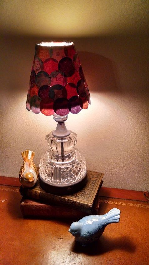 thrift store lamp gets a makeover, chalk paint, crafts, lighting, repurposing upcycling