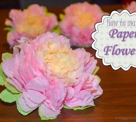 how to make paper flowers, crafts, flowers, how to