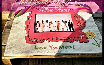 Pallet  Wood Mother's Day Picture Frame