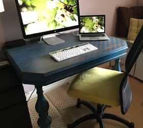 Dining Room Table Converted to Desk