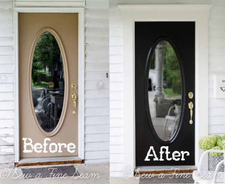 exterior door trim adds curb appeal, curb appeal, doors
