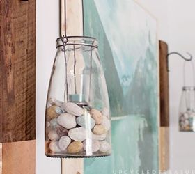 diy modern rustic wall hanging, crafts, how to, repurposing upcycling, wall decor