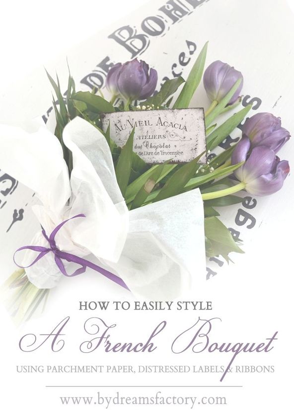 how to easily style a french bouquet, flowers, home decor, how to