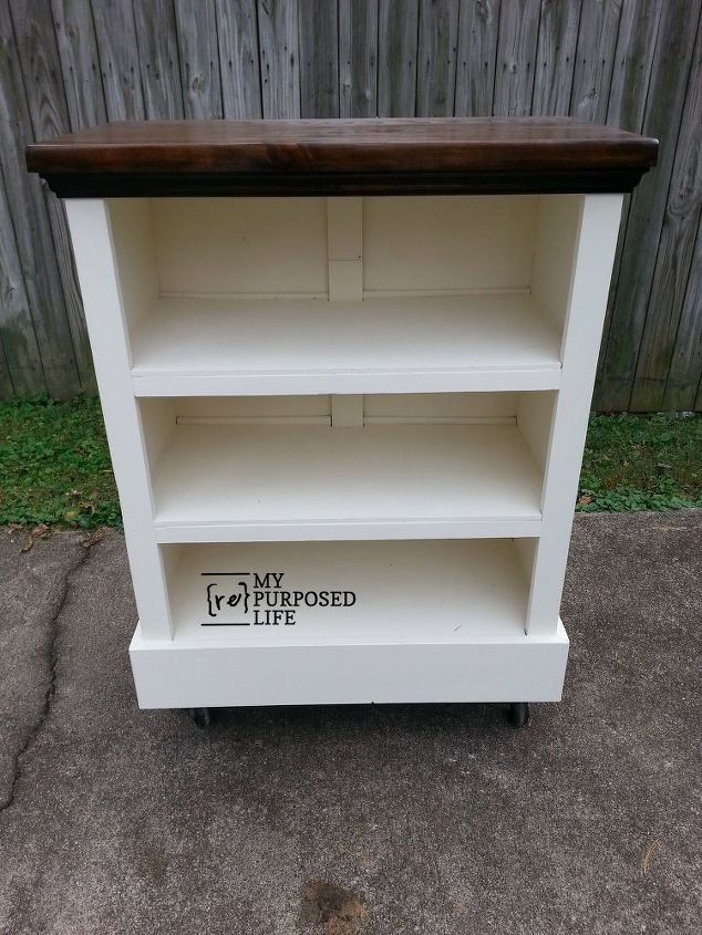 repurposed chest of drawers to bookshelf, repurposing upcycling, shelving ideas, storage ideas