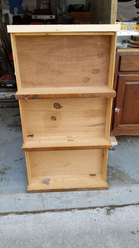 repurposed chest of drawers to bookshelf, repurposing upcycling, shelving ideas, storage ideas
