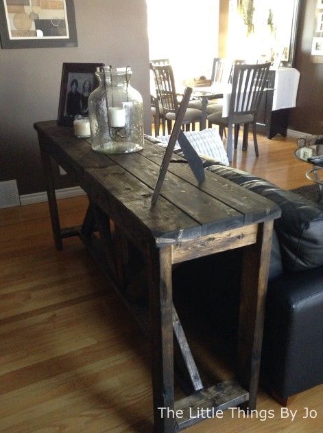 Diy Rustic Console Table Painted Furniture Woodworking Projects Diy Rustic Console Table Painted Furniture Woodworking Projects