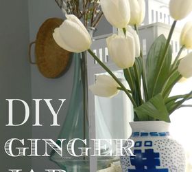 diy ginger jar, crafts, repurposing upcycling