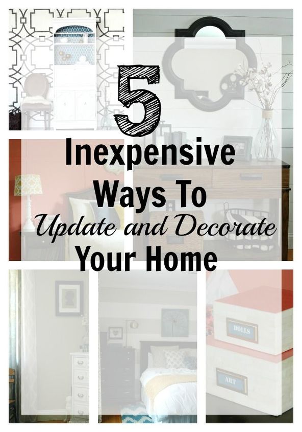 5 maneiras baratas de atualizar e decorar sua casa
