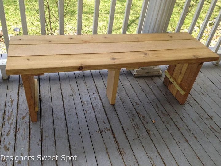Weathered Wooden Bench Hometalk