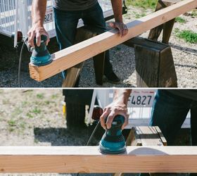 cinder block bench for your backyard, diy, outdoor furniture, outdoor living, woodworking projects