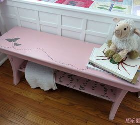 A Butterfly Bench Makeover