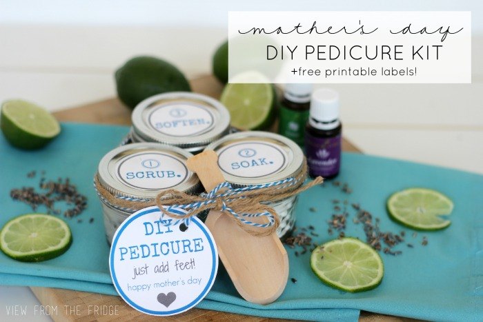 homemade pedicure kit for mother s day, seasonal holiday decor, valentines day ideas