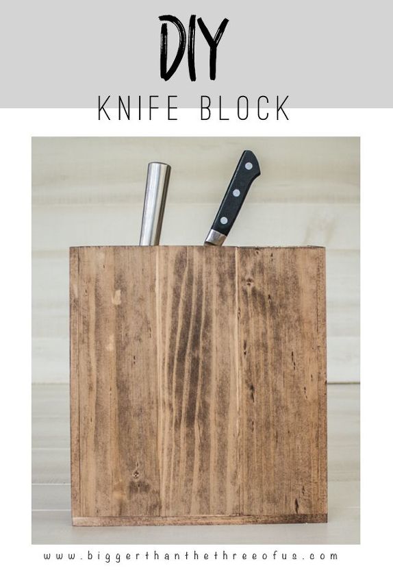 bloque de cuchillos inspirado en anthropologie