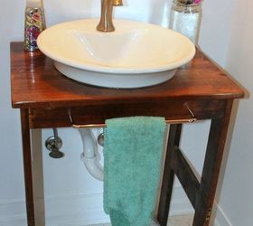 How To Make A Bathroom Vanity From A Single Board Hometalk