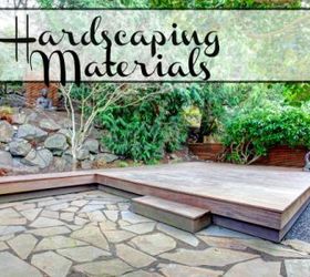 7 hardscaping materials, concrete masonry, gardening, landscape