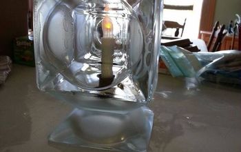 Candle Holder Made From 6 Ashtrays