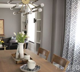 combined living dining room makeover, dining room ideas, flooring, living room ideas