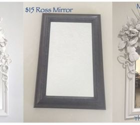 white diy mirror artist inspired, crafts, painted furniture, wall decor