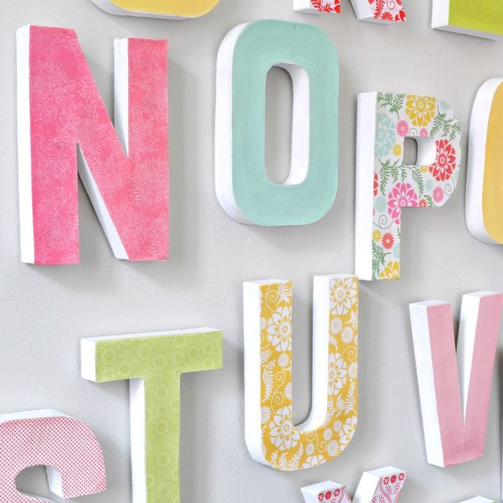 diy letter wall, crafts, how to, wall decor
