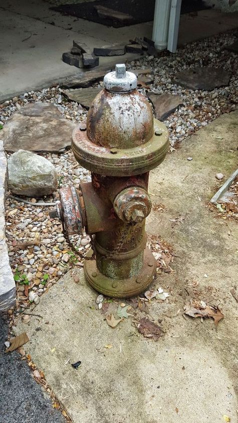 for those with experience with pondless water features, 1960 s Hydrant future fountain and puppy waterer