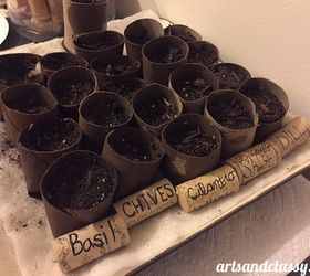 how to create an upcycled herb garden in a small space, container gardening, gardening, homesteading, how to, urban living